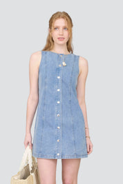 Denim Shelly Mini Dress