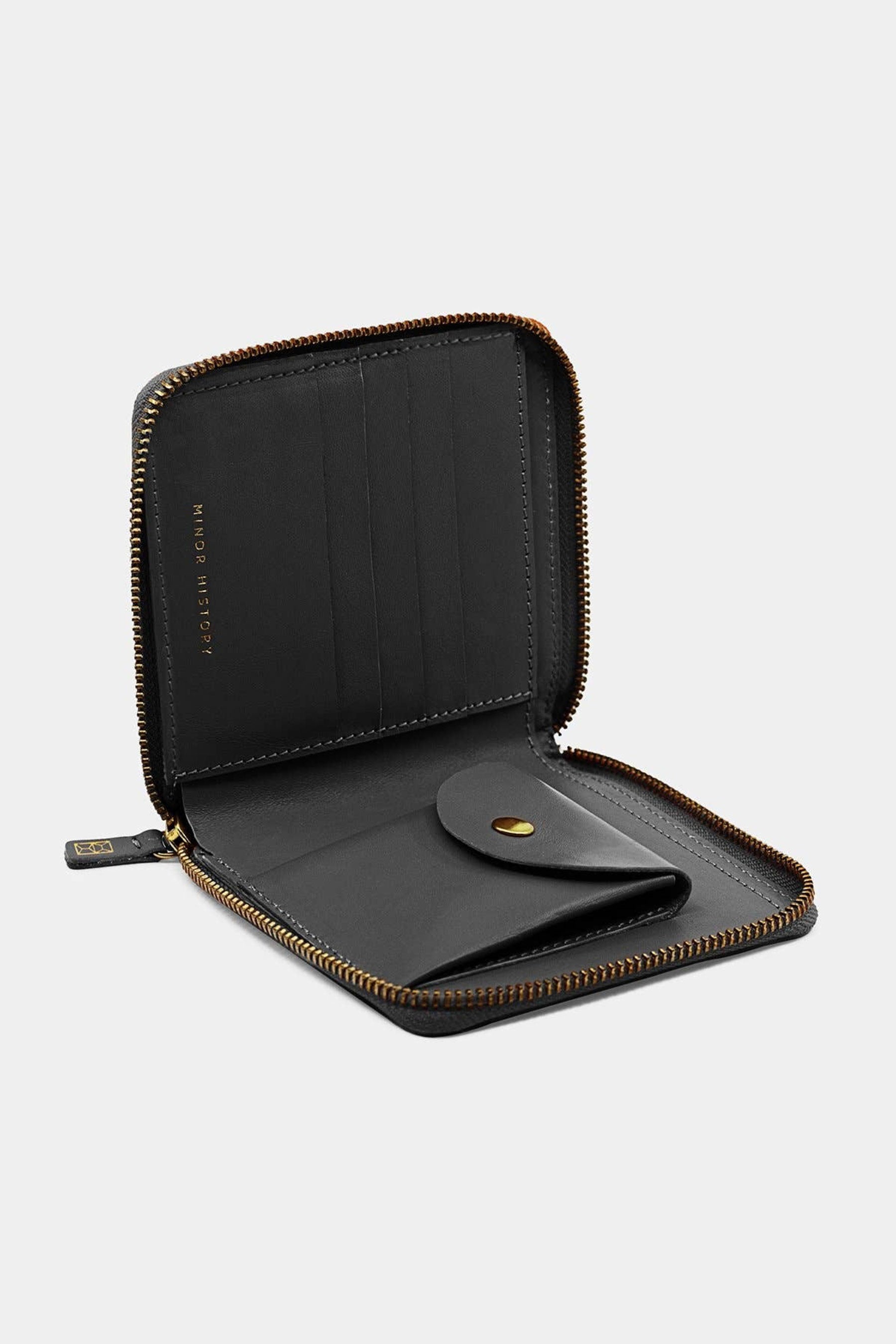 Black Square Coupe Wallet