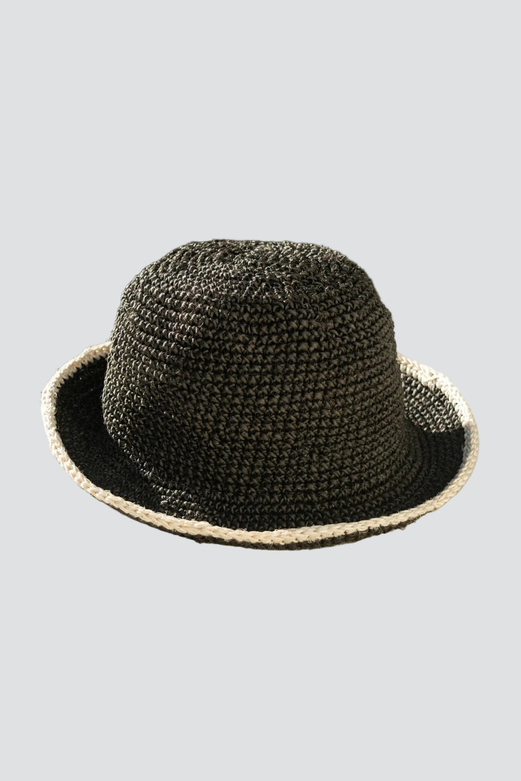 Black Trimmed Bucket Hat