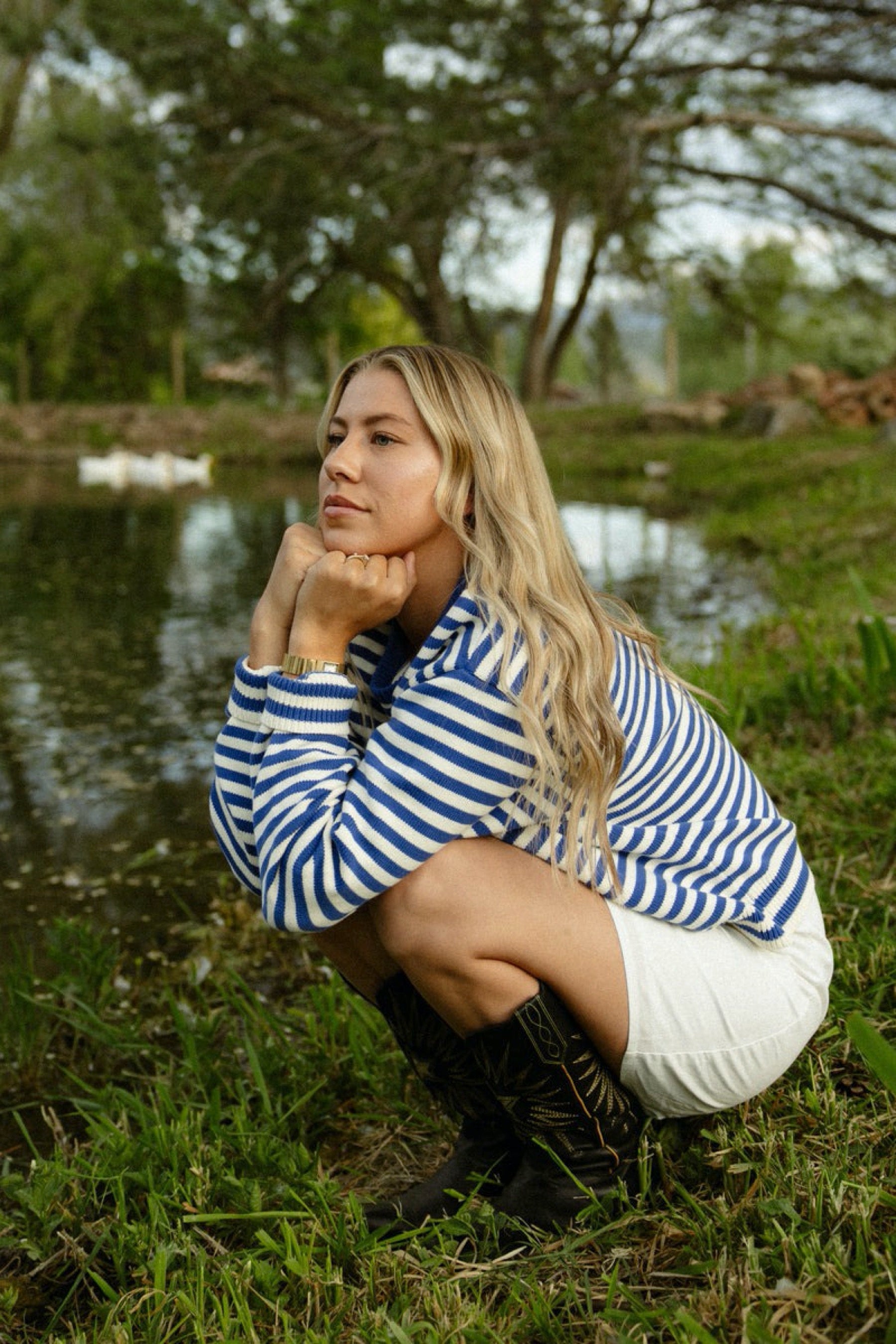 Cobalt I Can't Believe It's Not Vintage Crewneck