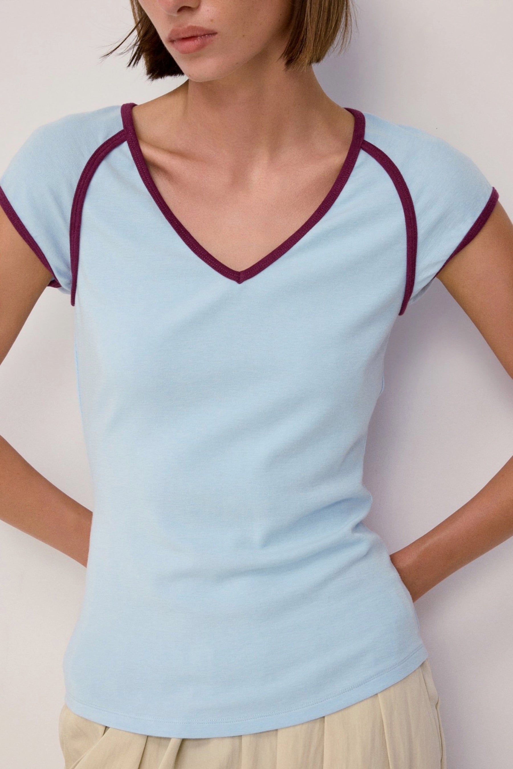 Blue + Berry Patricia Top