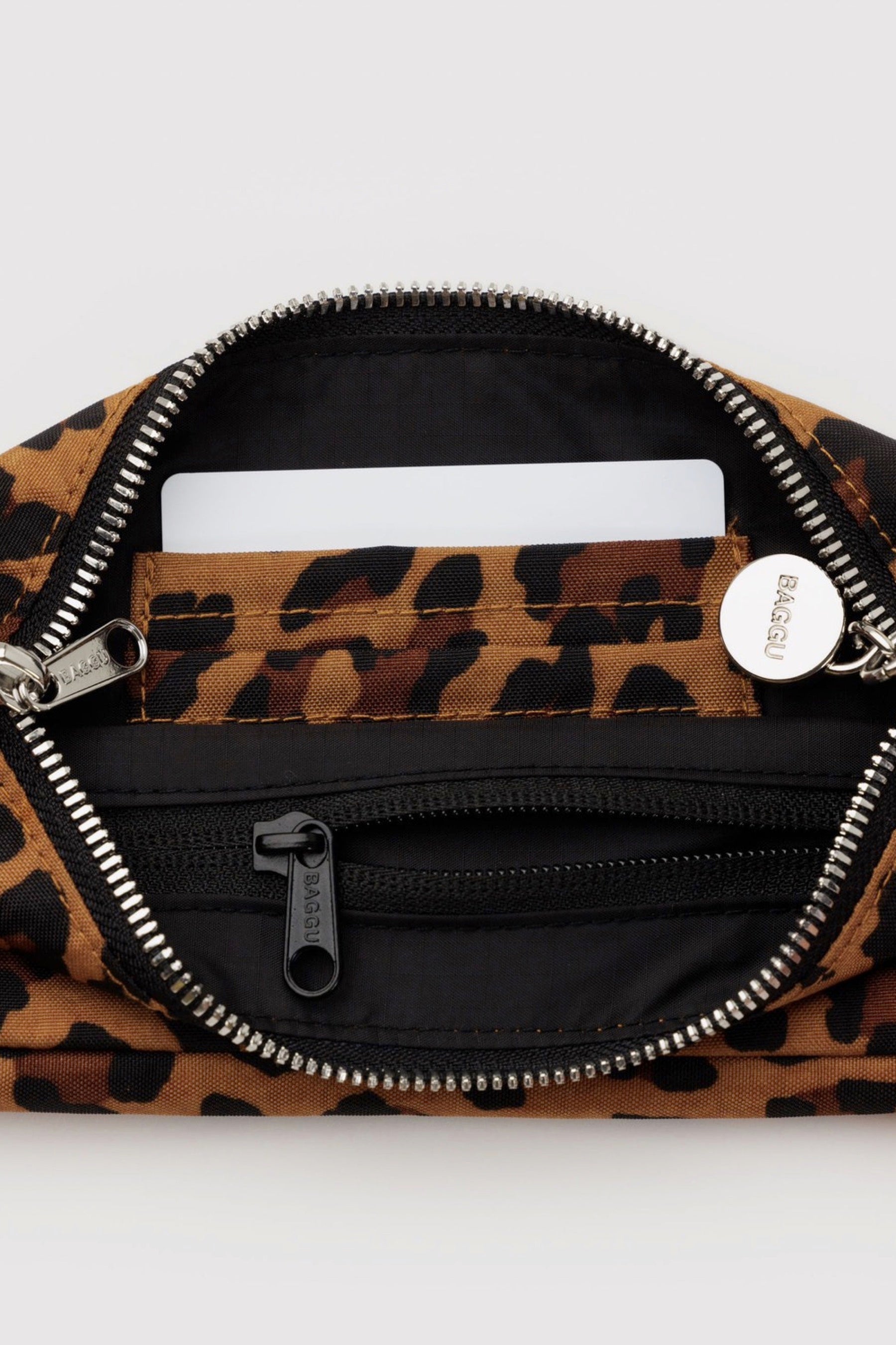 Leopard Nylon Pochette