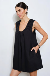 Black Delia Swing Dress