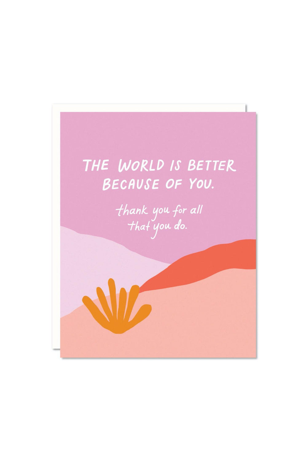 World Is Better Card
