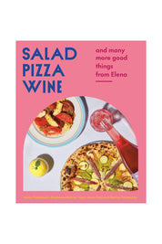 Salad Wine Pizza