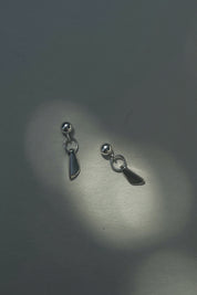 Silver Fin Earrings