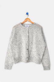 Heather Grey Ayla Mohair Cardigan