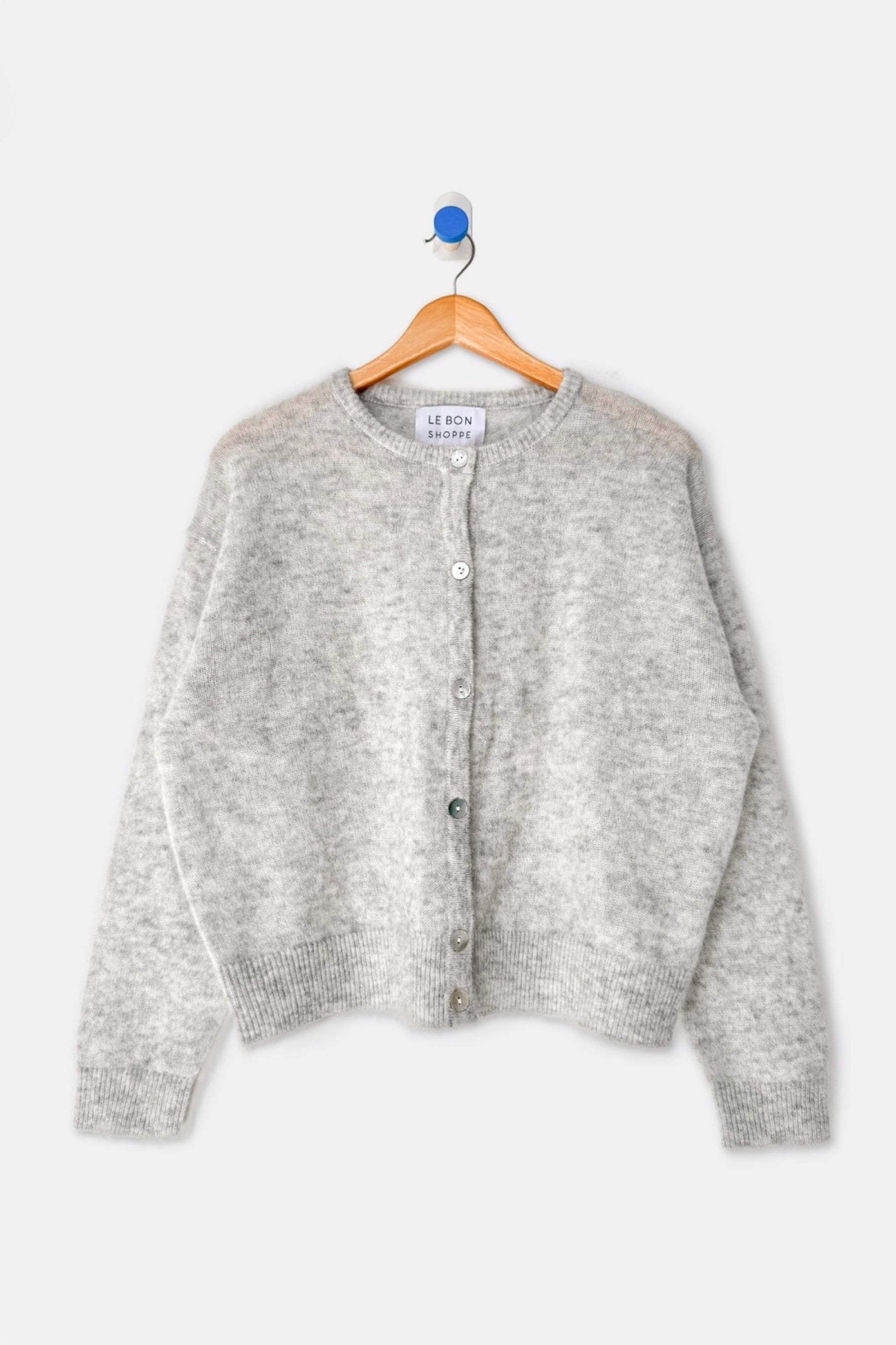 Heather Grey Ayla Mohair Cardigan
