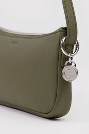 Loden Recycled Leather Pochette