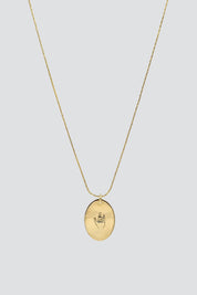 Gold ILY Sign Language Necklace