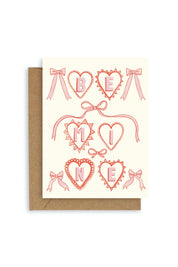 Be Mine Charms Card