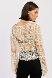Sequin Mesh Chloe Top