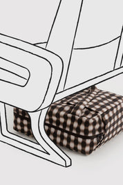 Blurred Gingham Small Cloud Carry-on