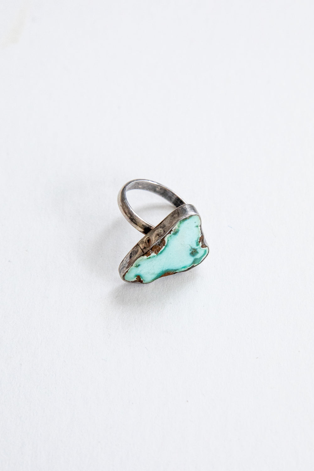 Triangle Light Turquoise Ring