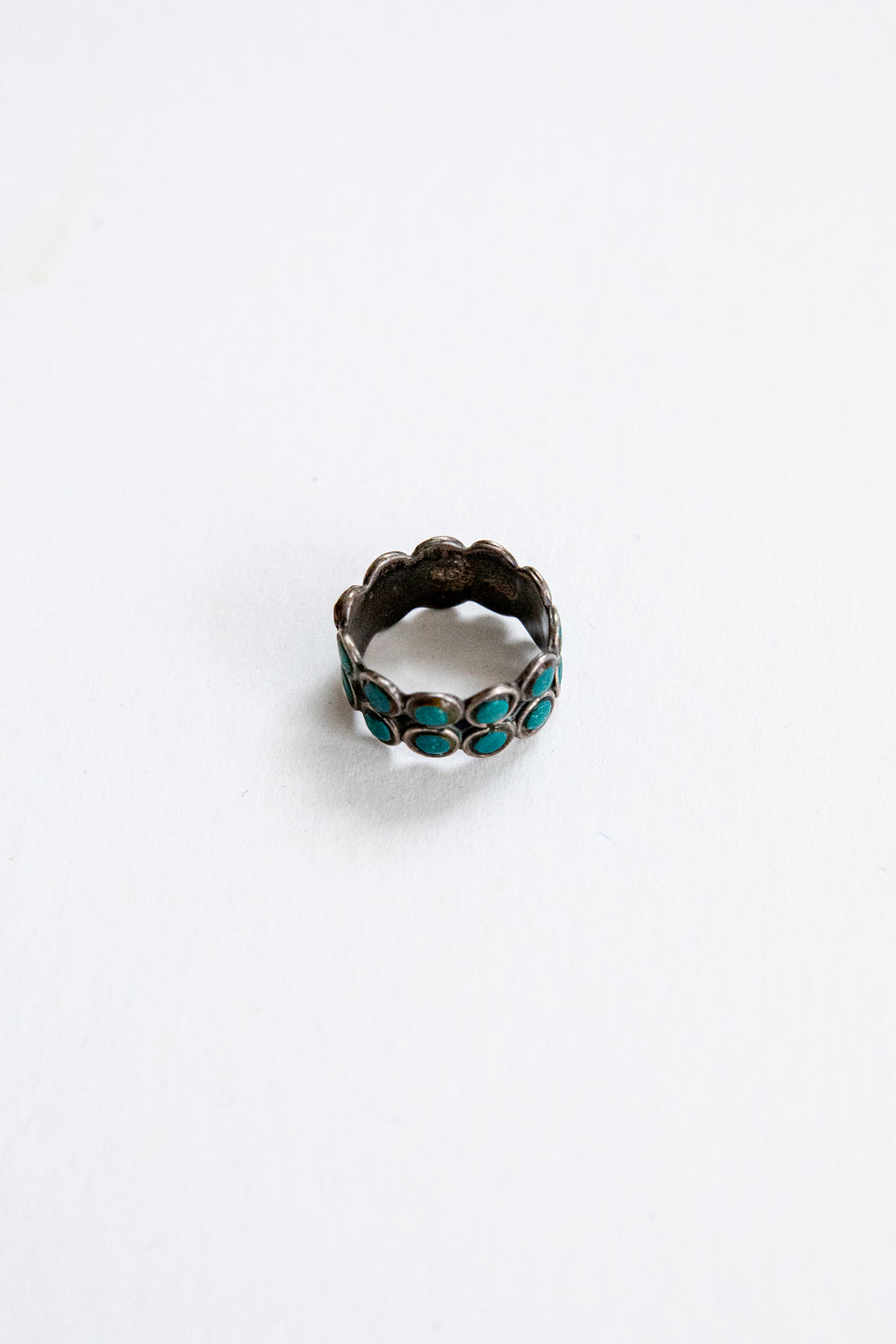 Pebbled Turquoise Ring