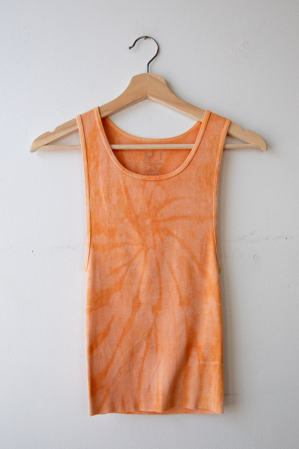 Orange Tie Dye Tank 001