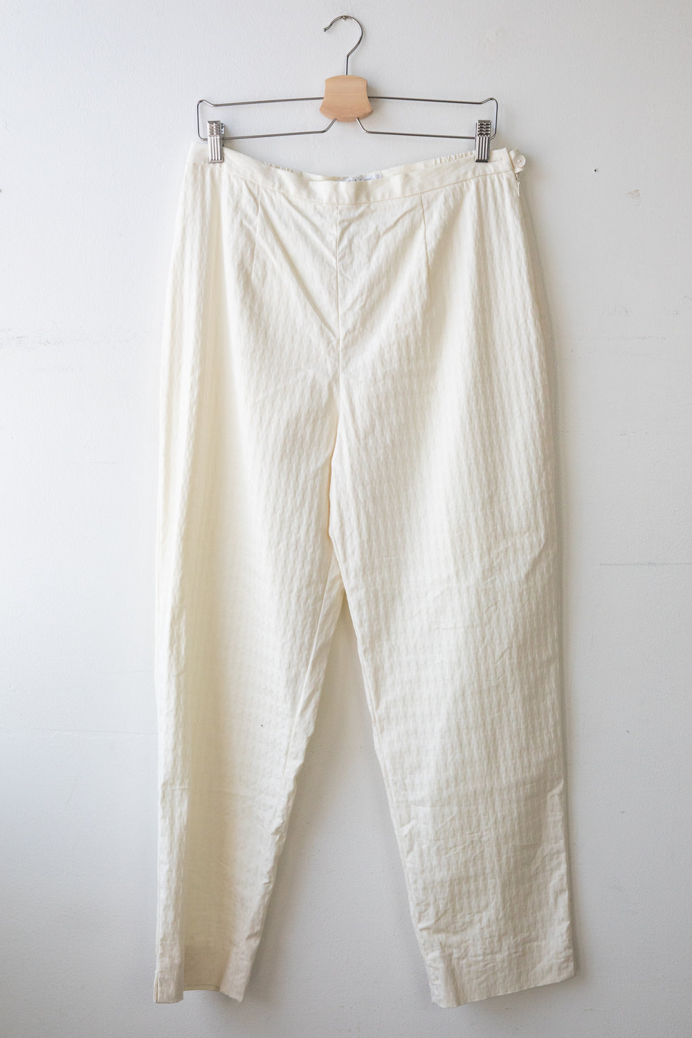 Ivory Houndstooth Pant