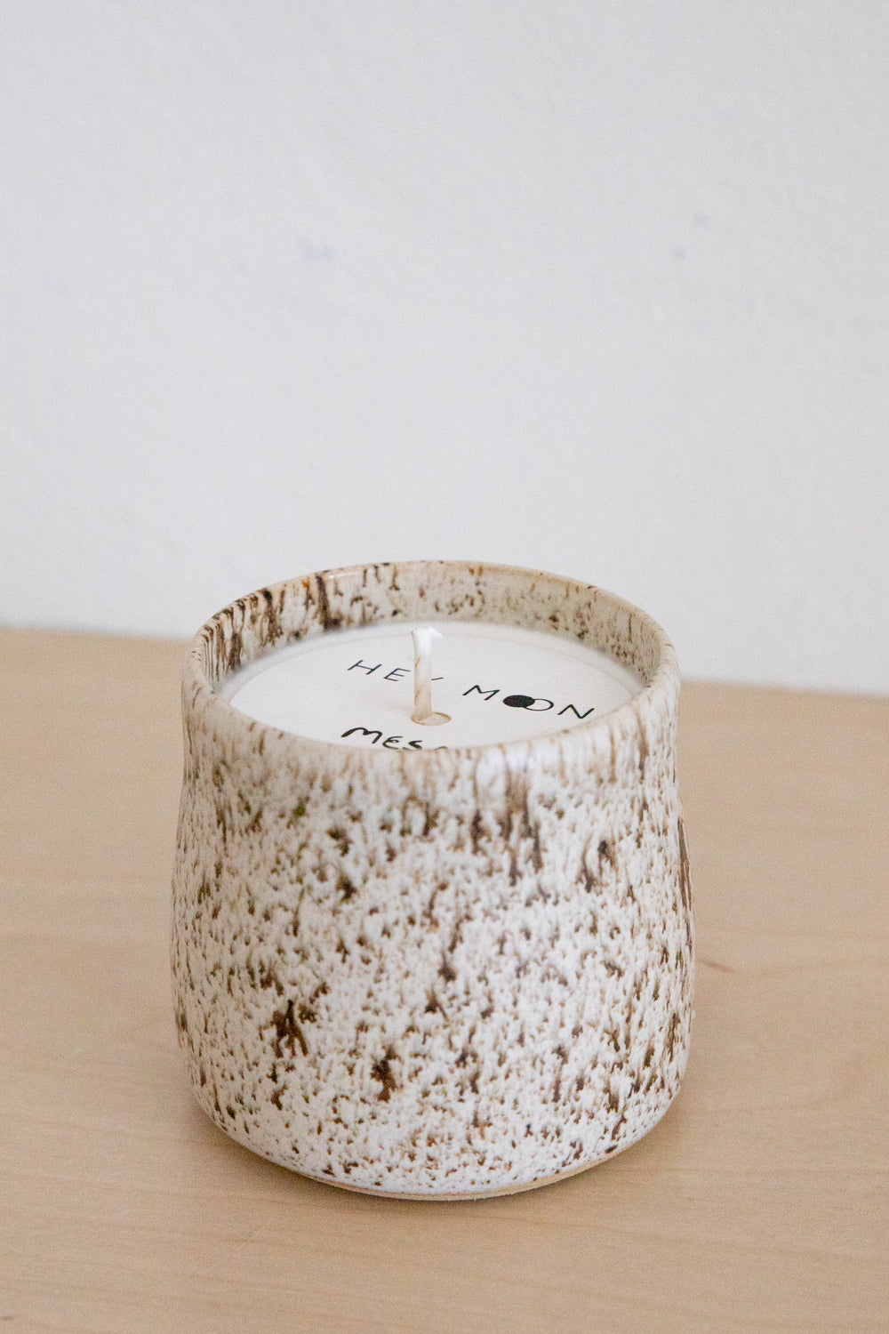 Mesa Speckled Ceramic Candle