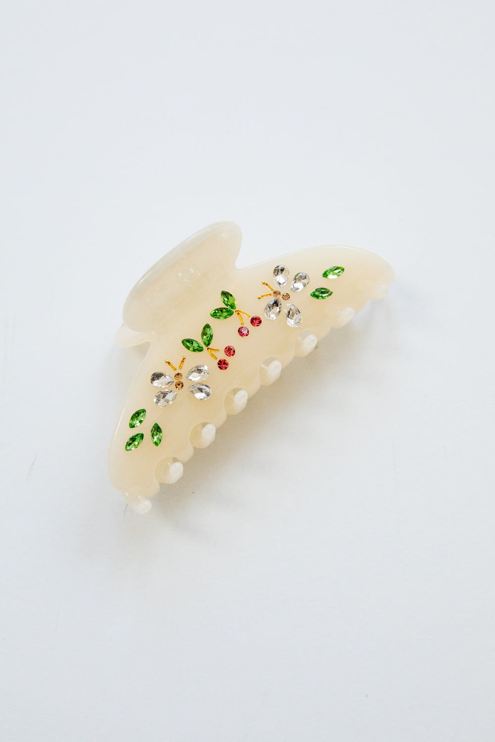 Sage Mini Crystal Claw Clip main image 0