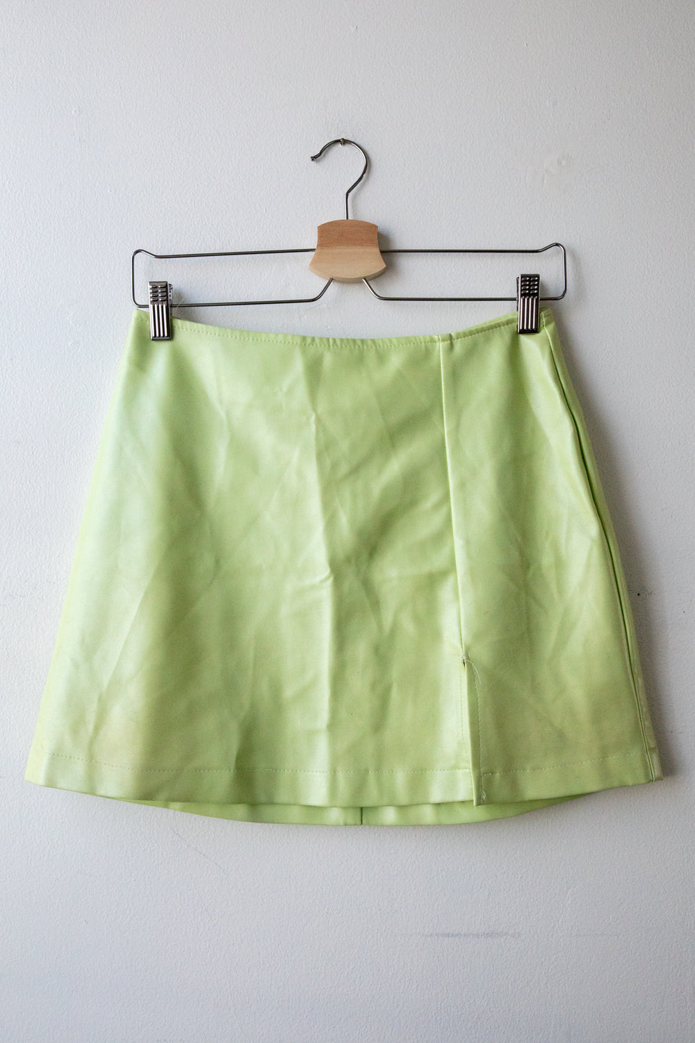 Lime Renee Mini Skirt