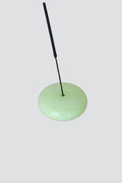 Jade Milk Glass Incense Holder