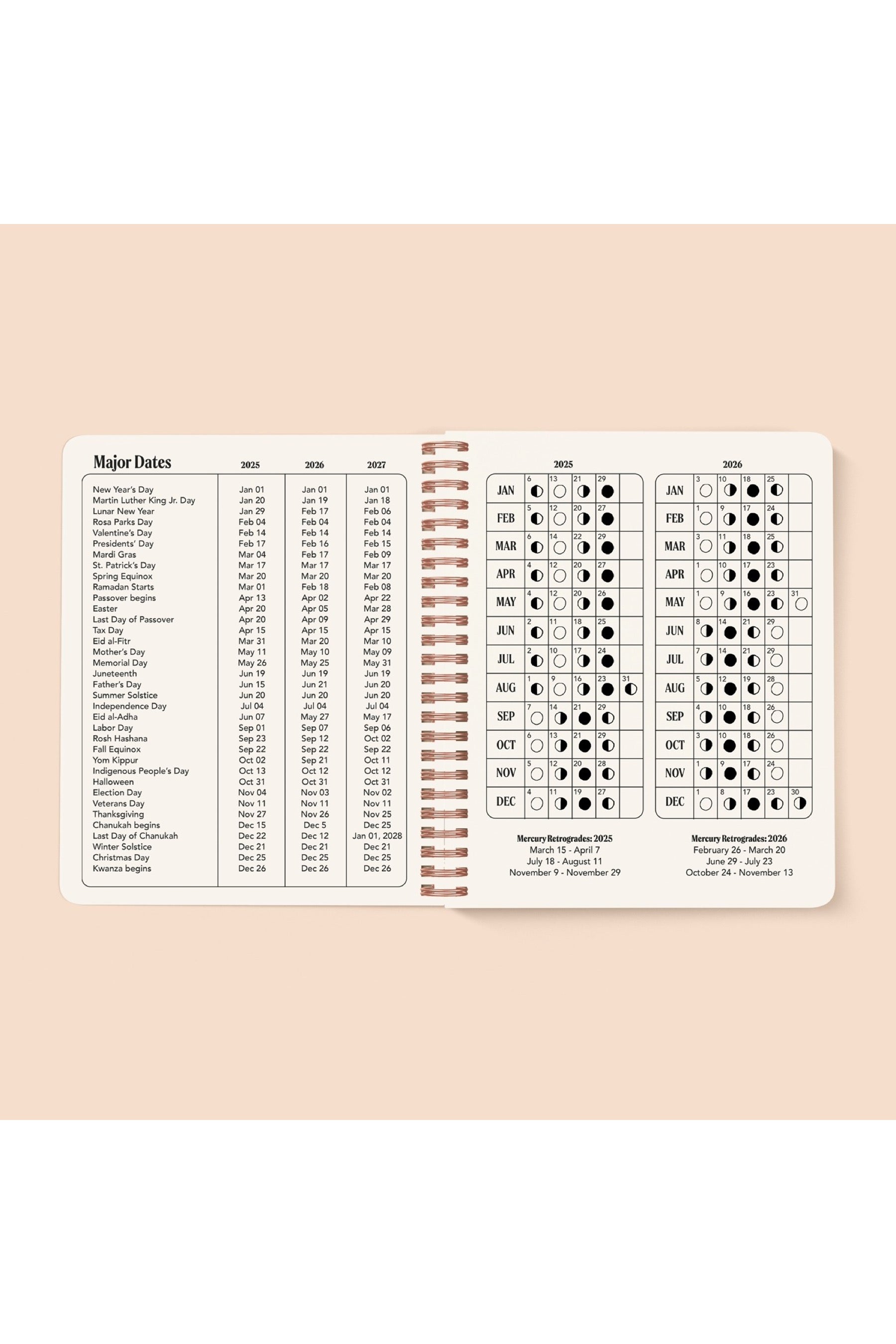 Seeing Eye Undated Planner