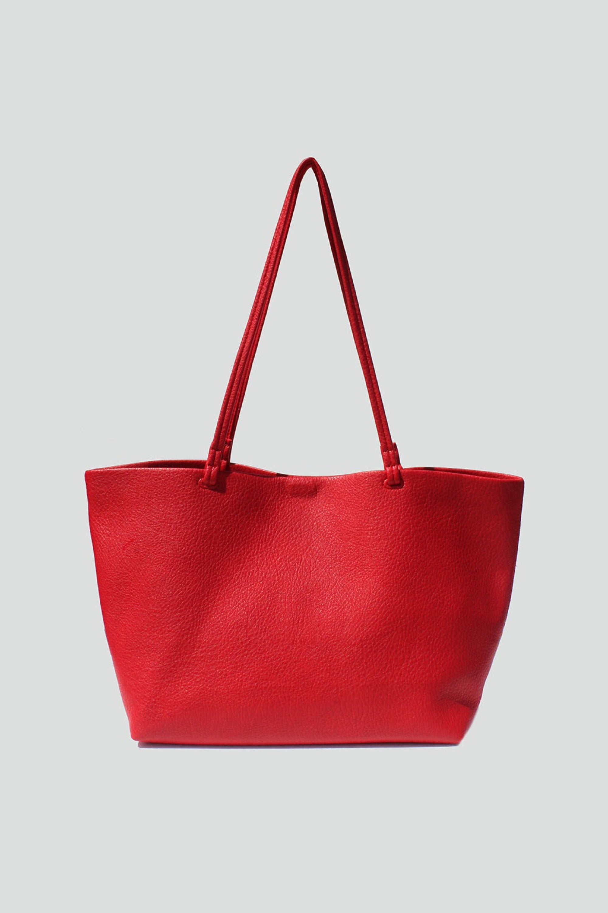 Red Madeline Minimal Tote