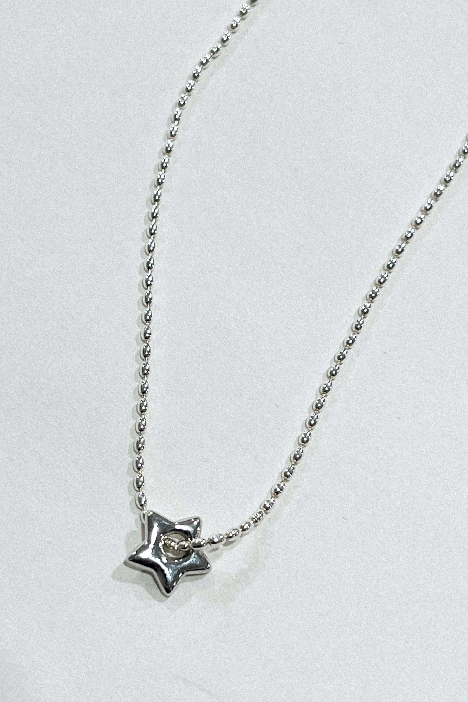 Silver Lucky Star Necklace