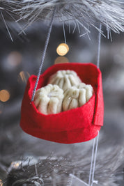 Dim Sum Felt Ornament