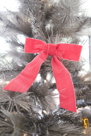 Velvet Bow Ornament Set