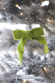 Velvet Bow Ornament Set