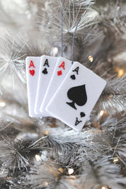 Playing Cards Felt Ornament