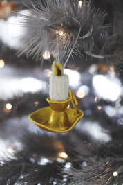 Candle Felt Ornament