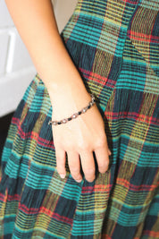 Silver + Rhinestone Bracelet