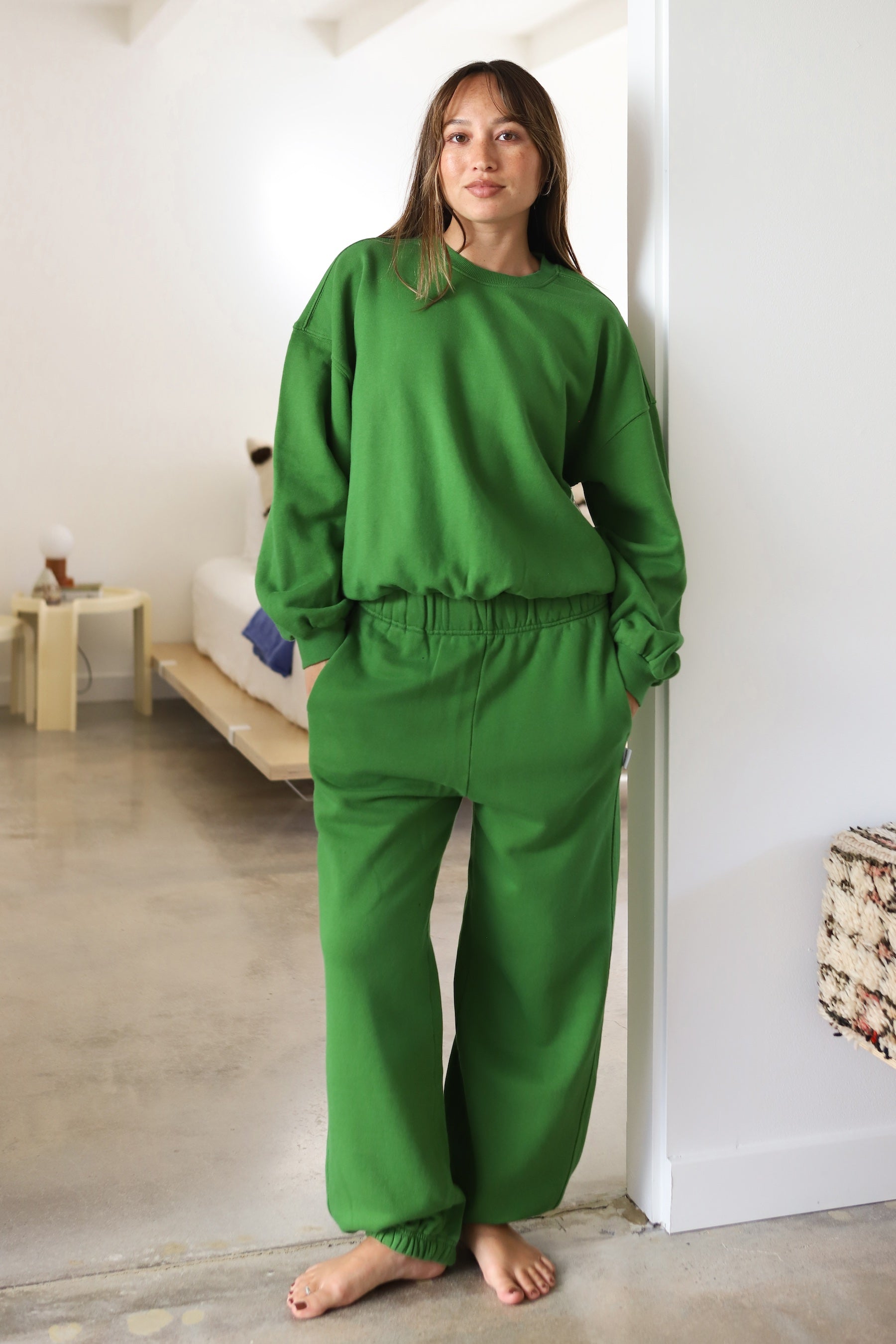 Avocado French Terry Balloon Pant