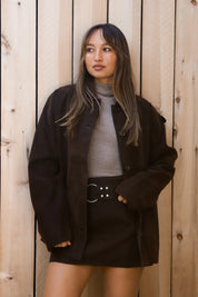 Brown Vegan Leather Set