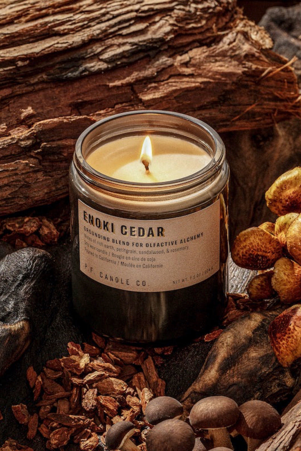 Enoki Cedar Candle