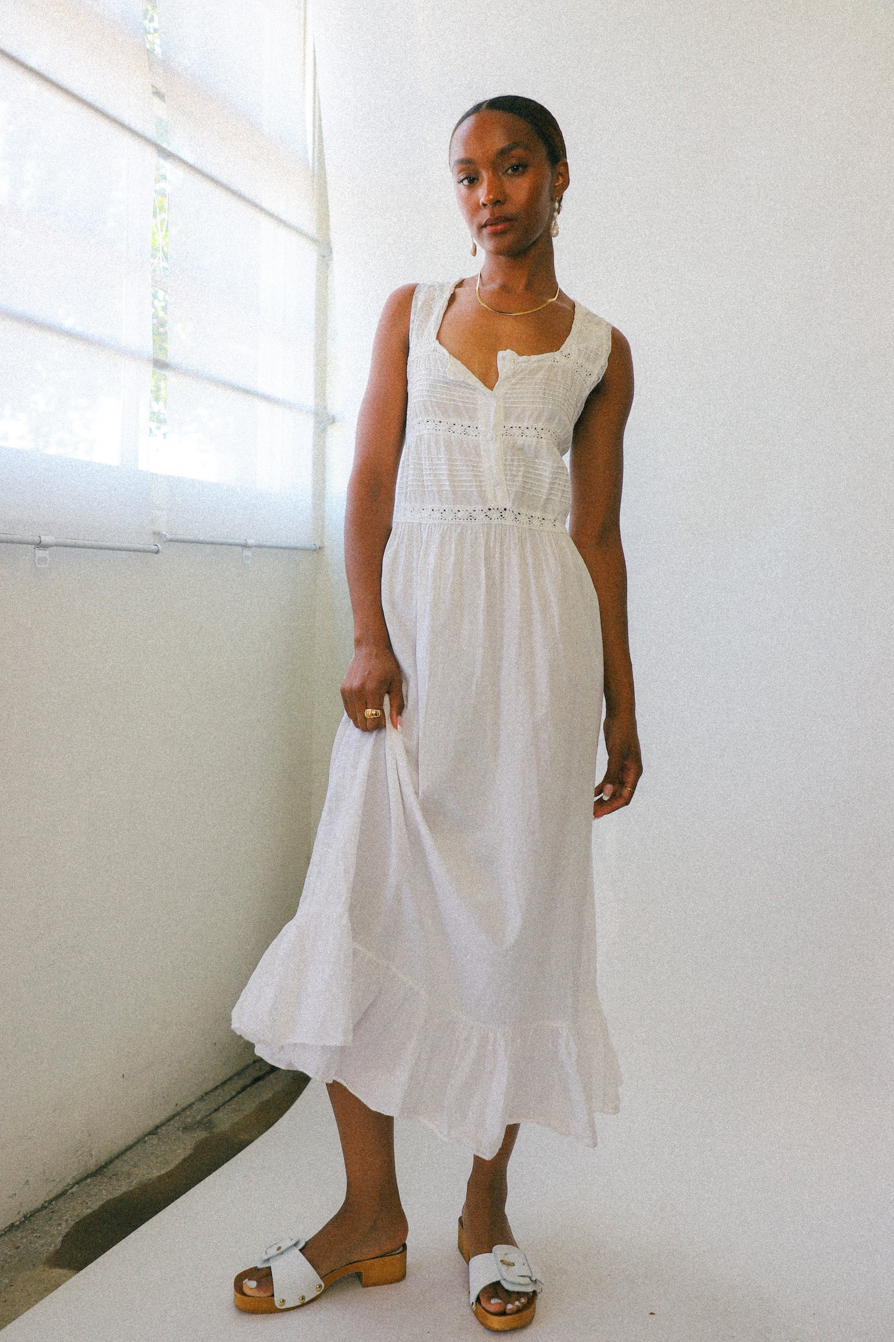 white prairie dress White Prairie Dress