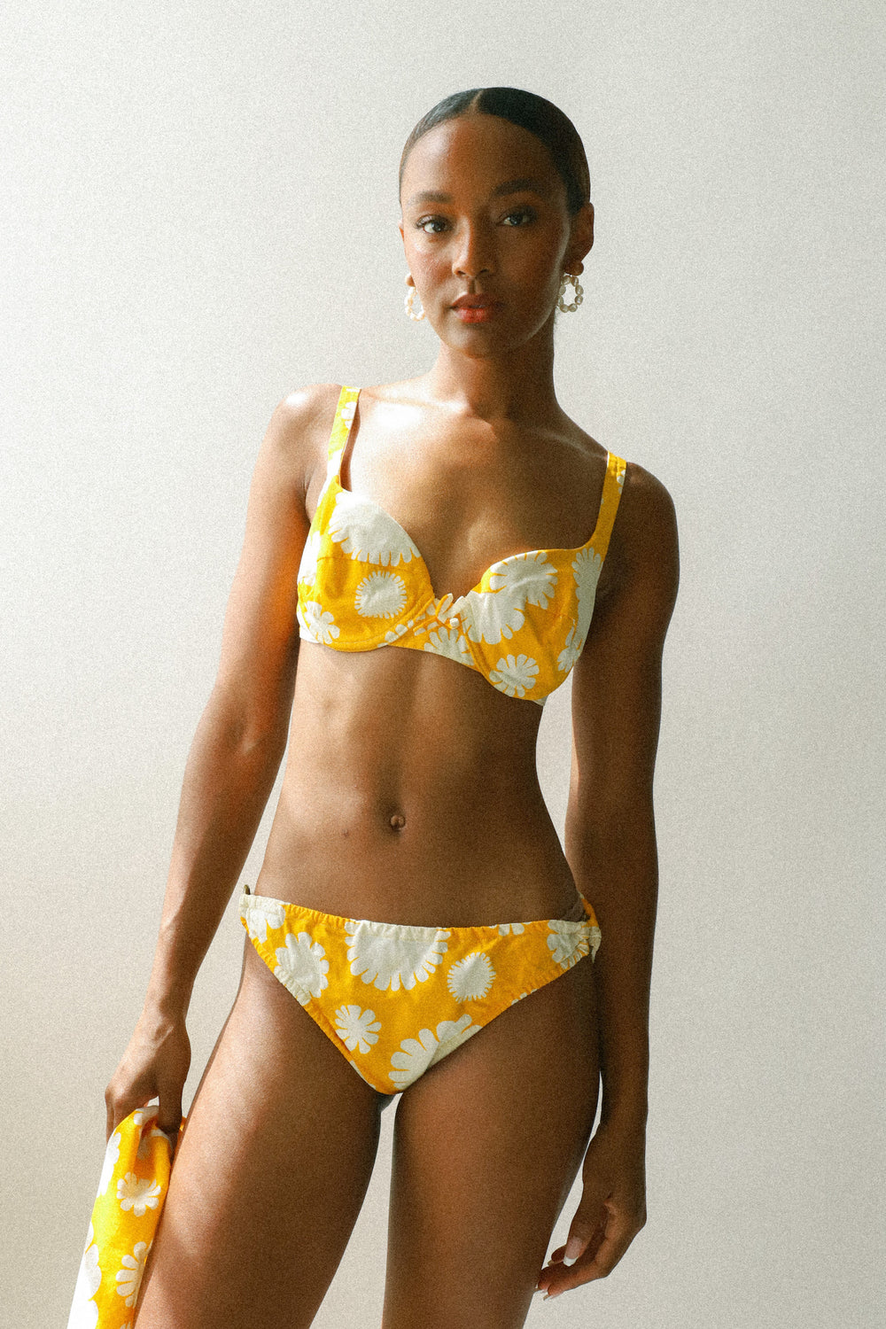 Yellow Vintage Bikini Set