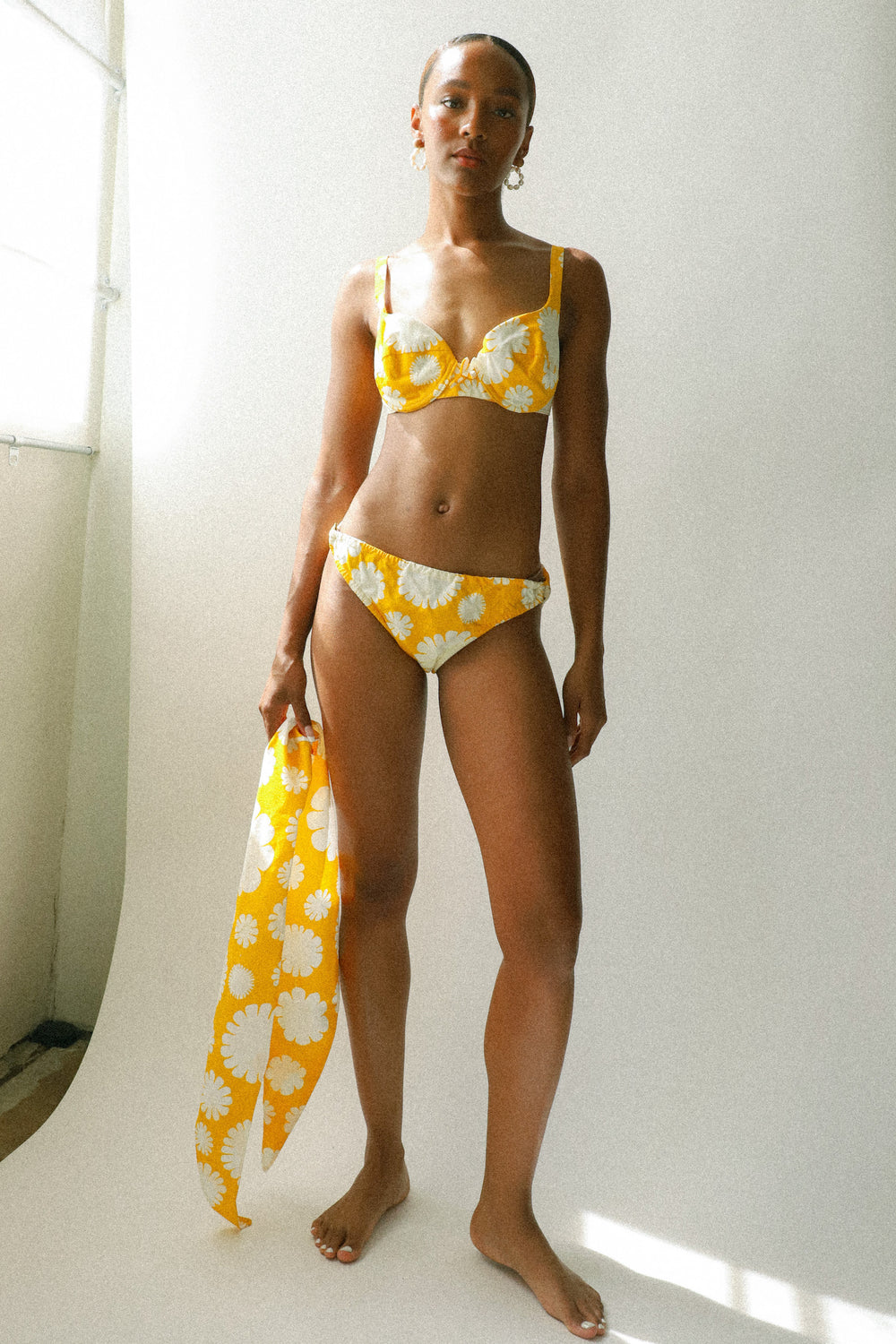 Yellow Vintage Bikini Set