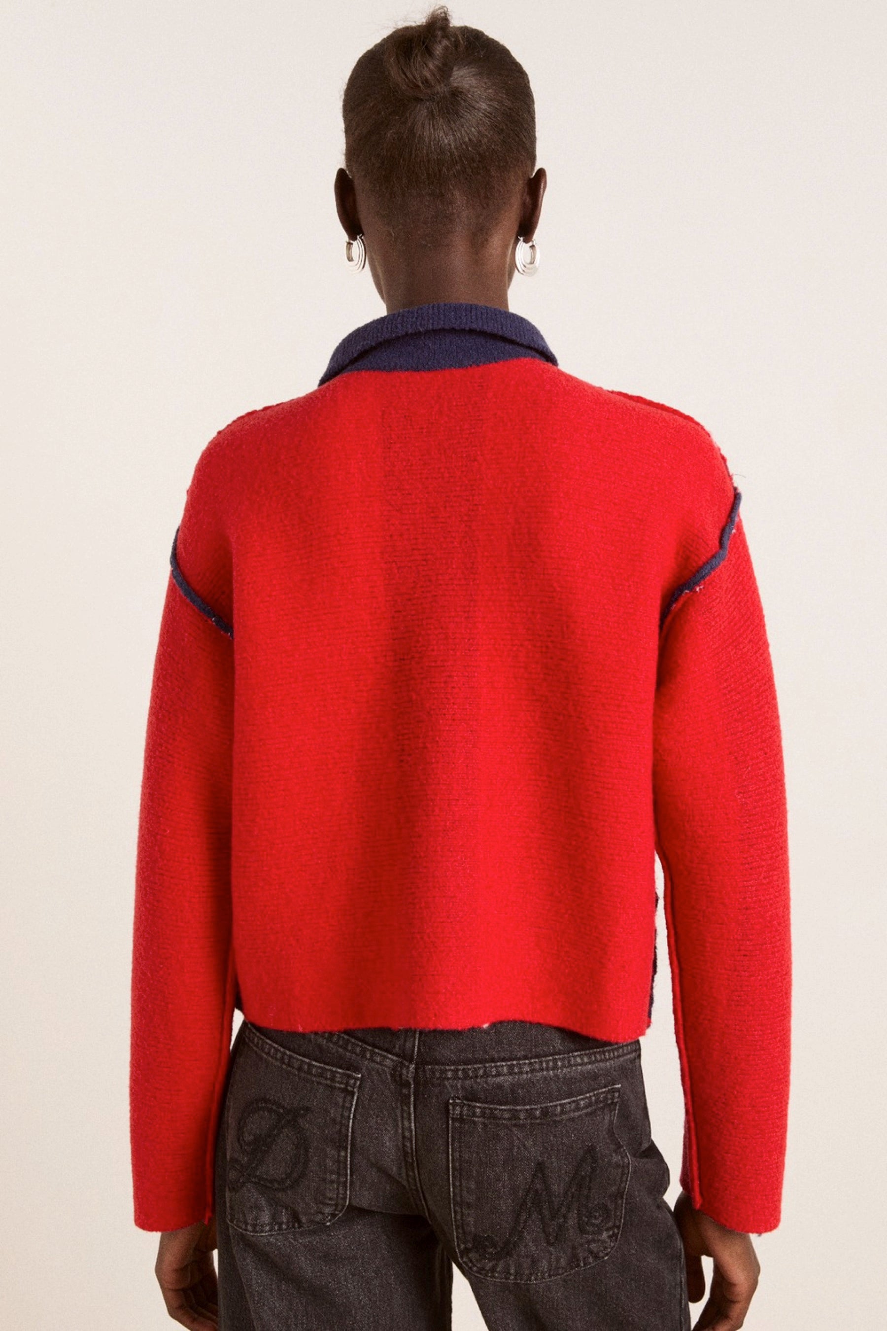 Bibi Boxy Reversible Cardigan