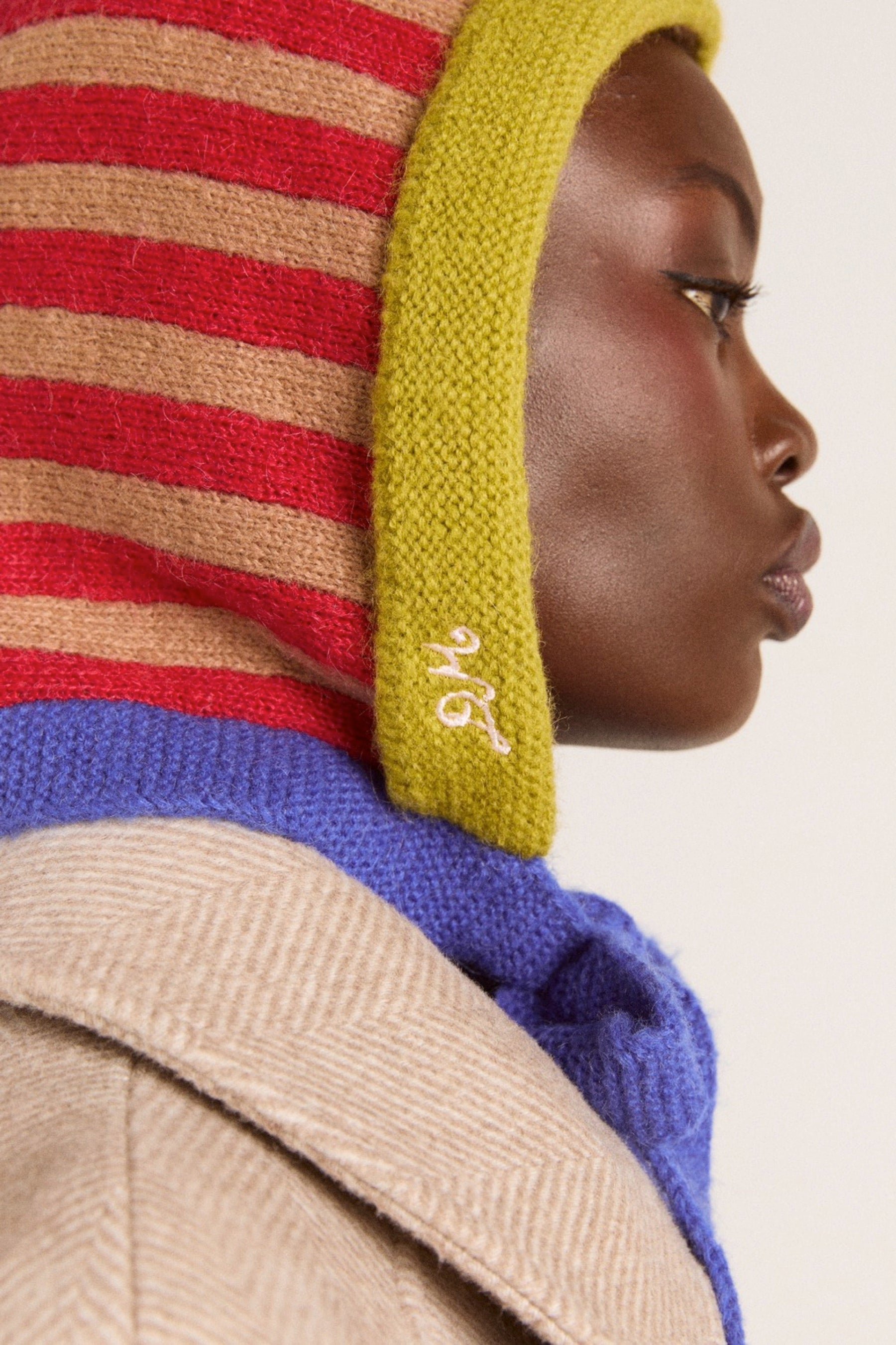 Mix Striped Bonnet