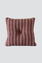 Mocha Lavender Check Amos Pillow