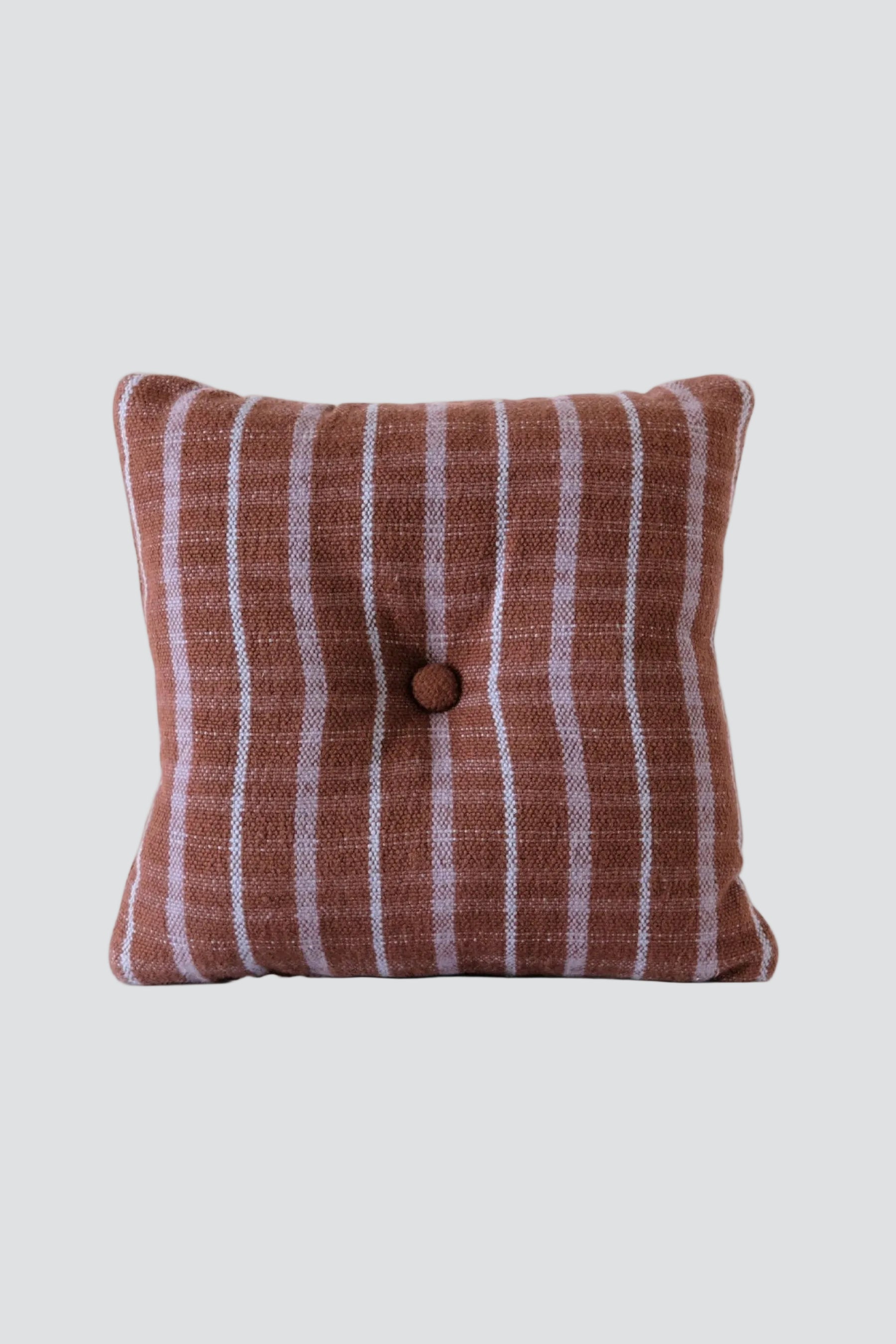 Mocha Lavender Check Amos Pillow