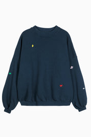 Midnight Blue Relaxed Sweatshirt
