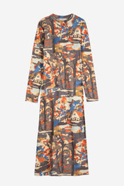 Forest House Midi Dress