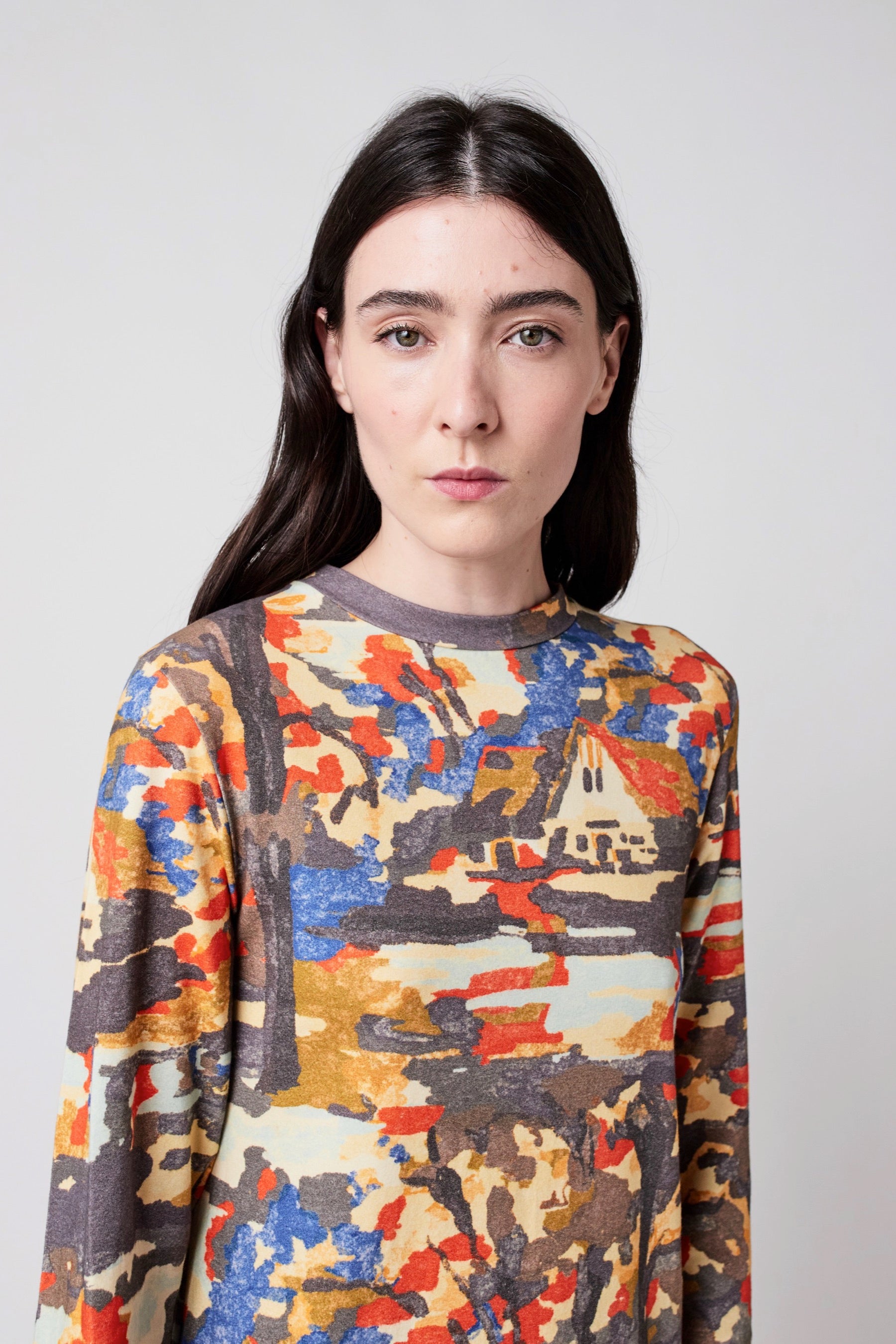 Forest House Midi Dress