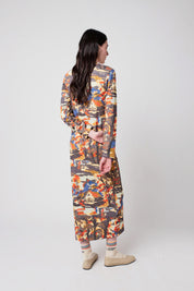 Forest House Midi Dress