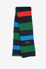 Striped Knit Scarf