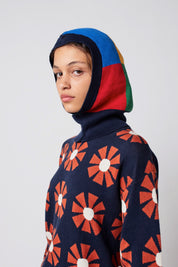 Multicolor Check Balaclava